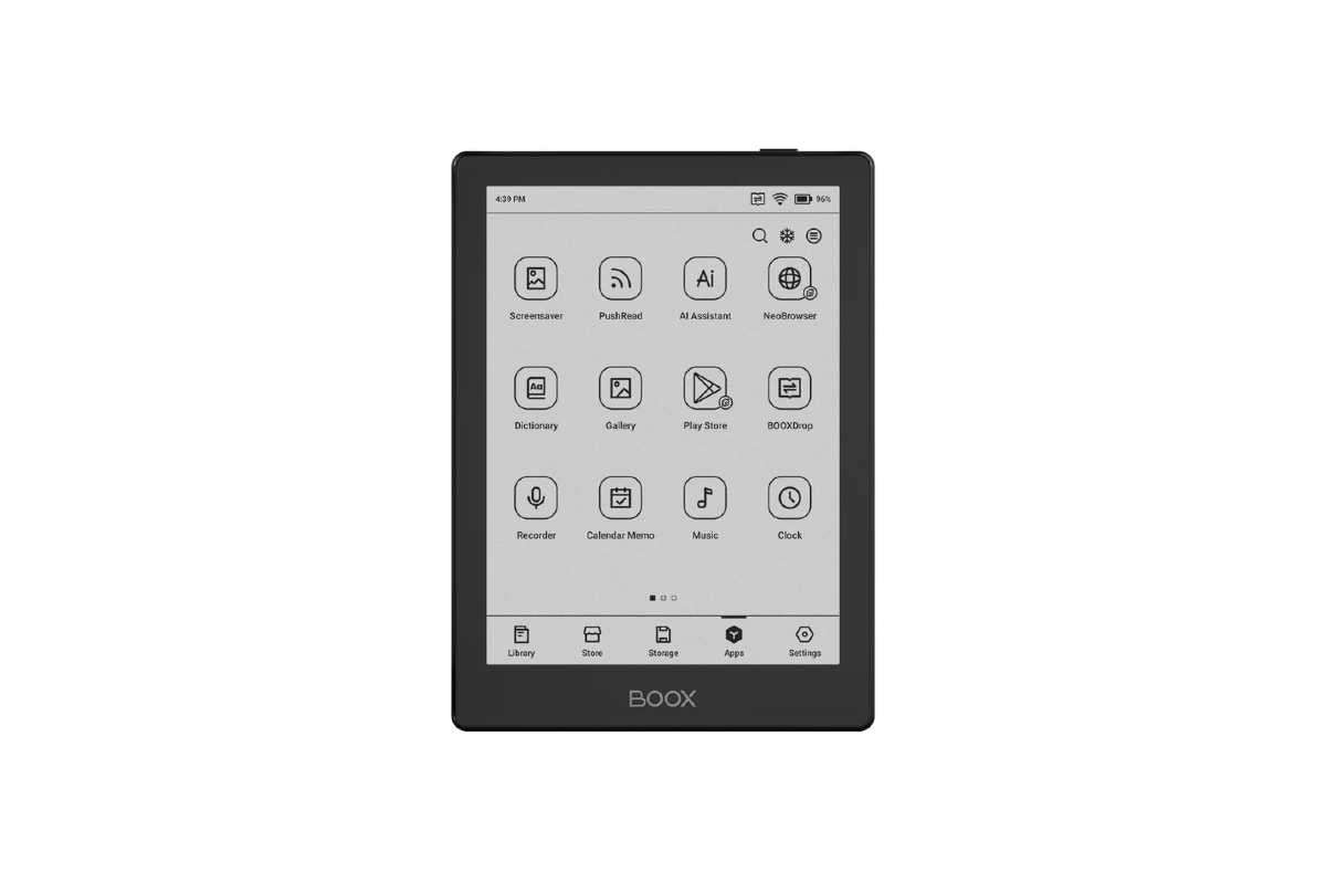 BOOX Go 6 | Onyx製の6.0型電子ペーパーディスプレイを備えたPlay
