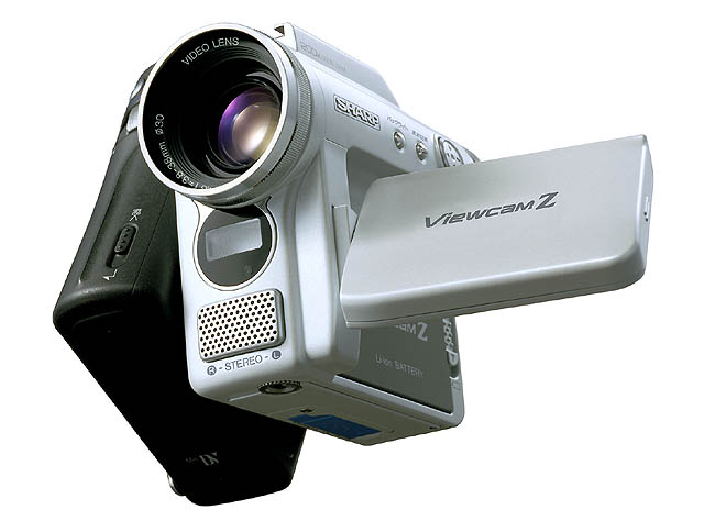 シャープ、カメラ部とデッキ部が回転する「Viewcam Z」2機種