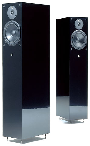 ロッキー インターナショナル、ピアノ仕上げのトールボーイスピーカーなど