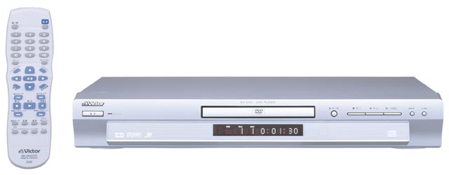 ビクター、MP3対応のエントリー向けDVDプレーヤー