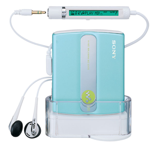 ソニー、HDデジタルアンプ搭載MDウォークマン2機種