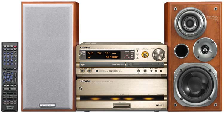 ケンウッド、標準でBTL駆動が可能なDVD/CD/MDコンポ