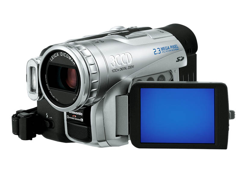 松下、232万画素静止画撮影対応の3CCD DVカメラ