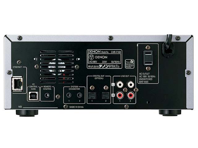 デノン、40GB HDD搭載/ネット対応の高級ミニコンポ