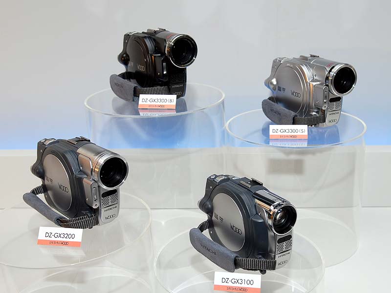 日立、1秒で録画スタート可能なDVDカム「Wooo」