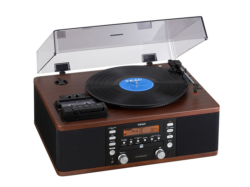 ティアック、ターンテーブルとカセット搭載のCDレコーダ