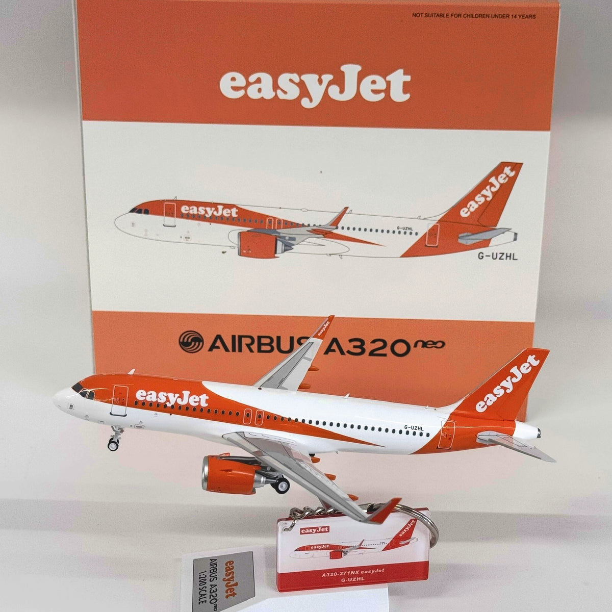 320-ZHL | JFox Models 1:200 | Airbus A320-271NX (neo) Easyjet G-UZHL