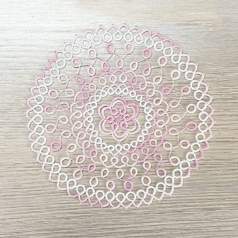 タティングレース パターン（編み図）「パールのドイリー」販売開始