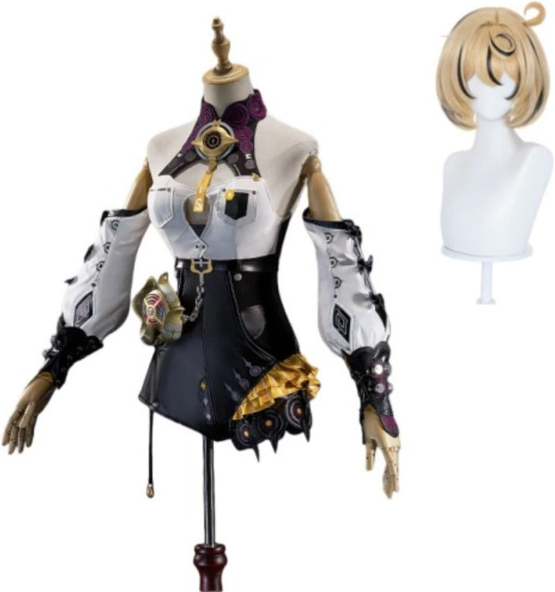 Azuiblc ゼンゼロ イドリー コスプレ衣装 ウィッグ付き 章魚娘 怪啖屋