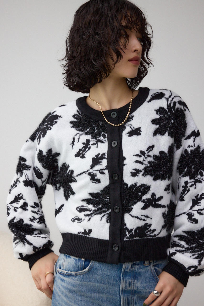 2WAY花柄ジャガードカーディガン｜WOMEN｜250HAC70-528I｜AZUL BY