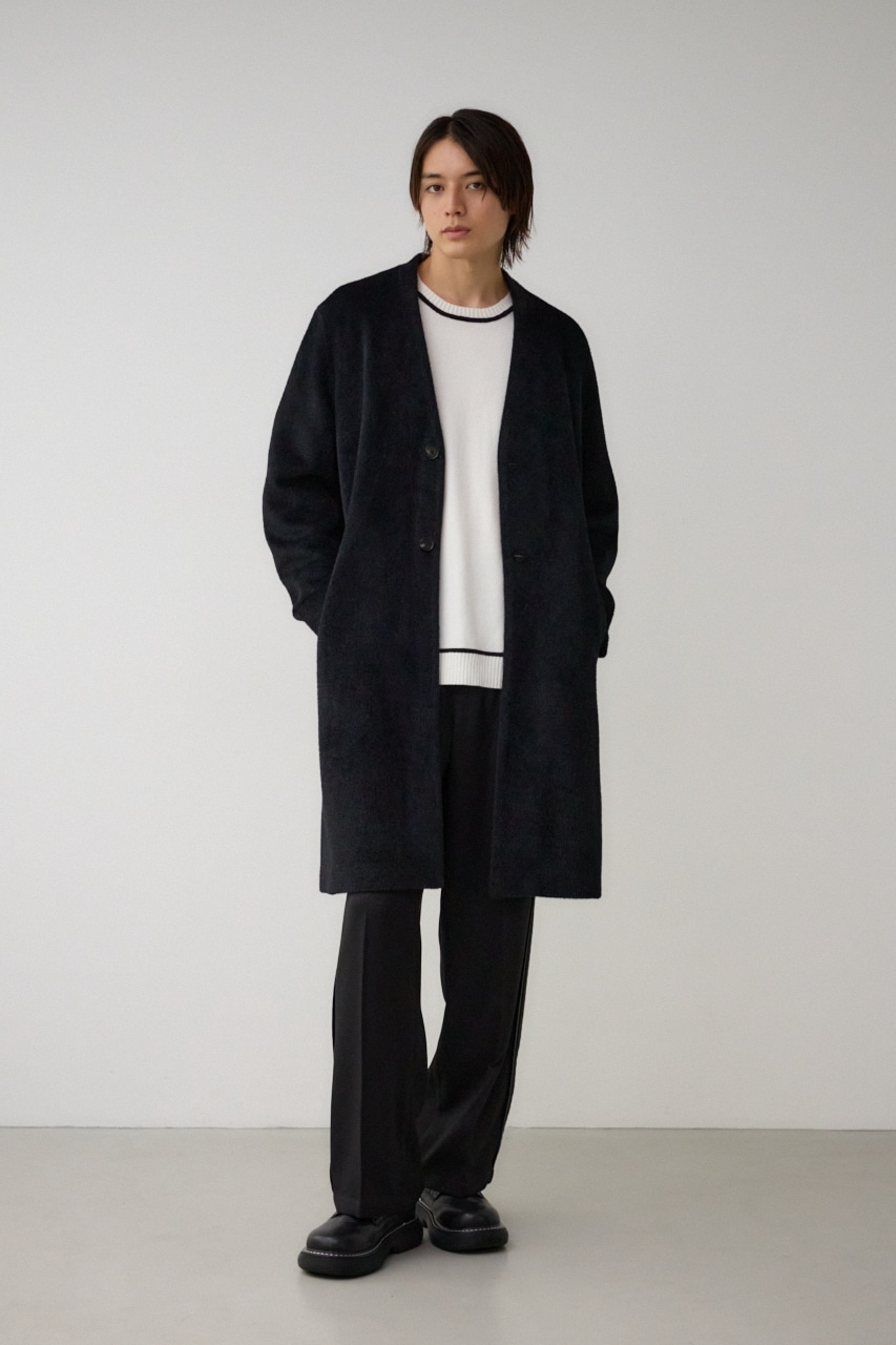 シャギーノーカラーコート｜MEN｜251HAC30-233I｜AZUL BY MOUSSY