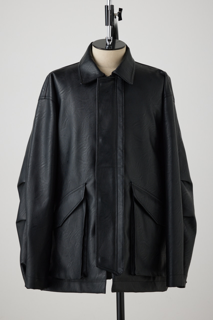 フェイクレザージップブルゾン｜MEN｜251HAT30-186H｜AZUL BY MOUSSY