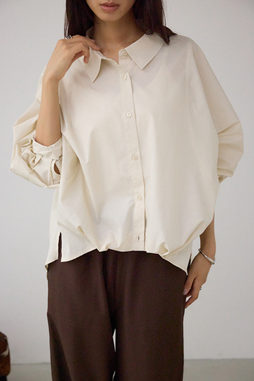 タックヘム長袖コクーンシャツ｜WOMEN｜250IAB30-3251｜AZUL BY MOUSSY