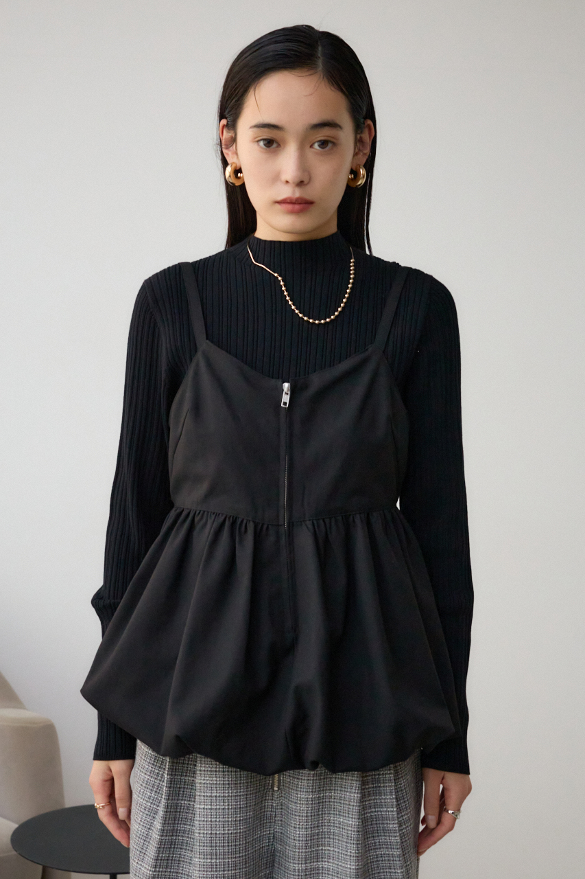 フロントジップバルーンキャミ｜WOMEN｜250ISC30-104C｜AZUL BY MOUSSY