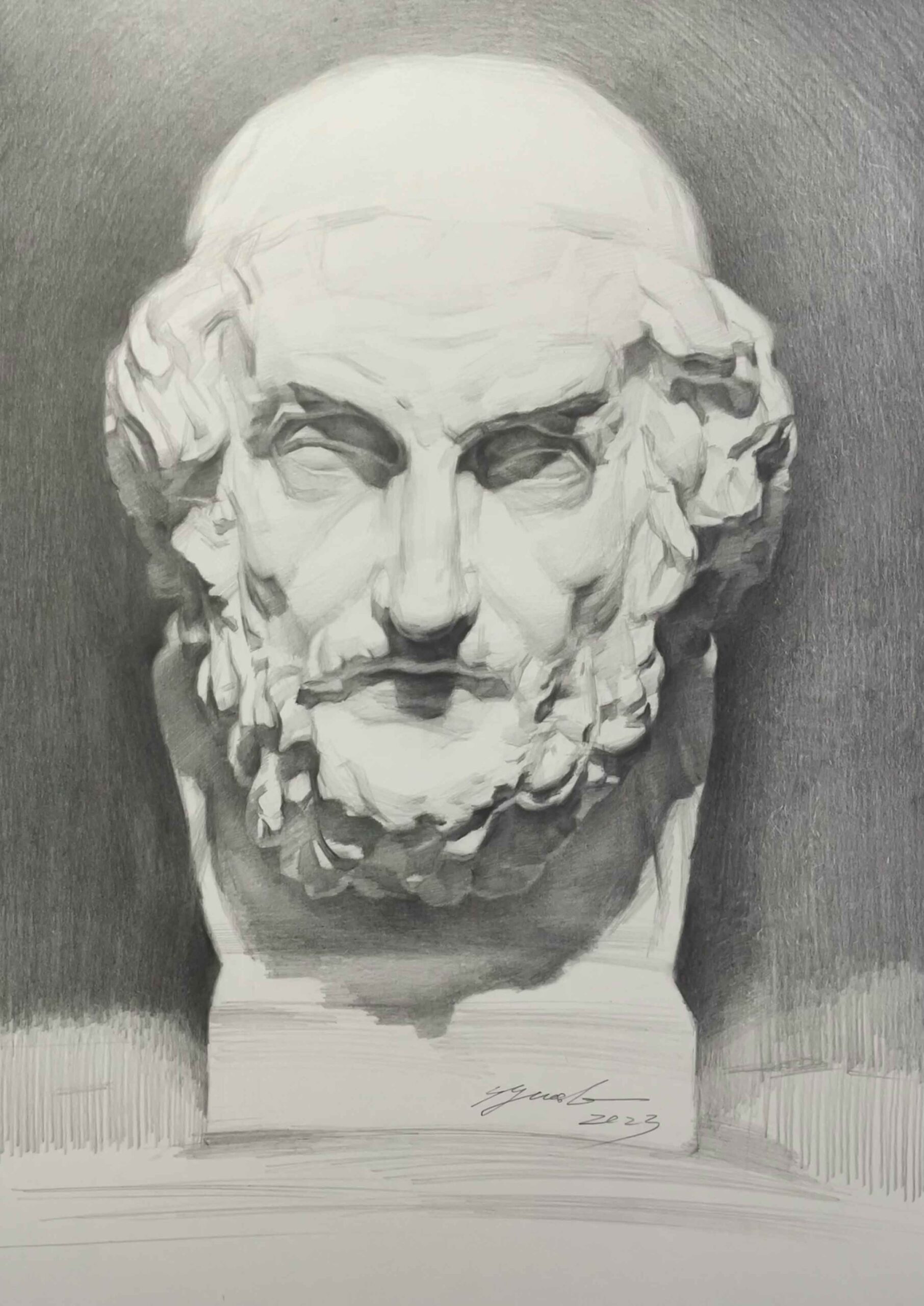 はじめてのデッサン：石膏像の描き方 by AZUMAs美術学院 | 大阪絵画