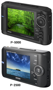 エプソン、ポータブルフォトストレージに新モデル、高速化と高画質化を