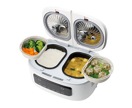 1台でご飯とおかずを同時調理、最大4品が可能な「ツインシェフ」 - BCN＋R