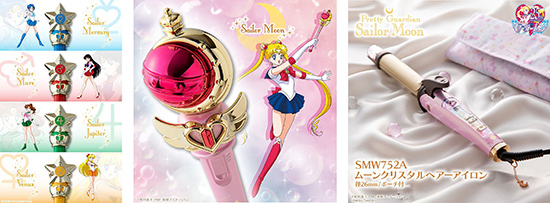美少女戦士セーラームーン」とコラボしたヘアーアイロン、テスコムから