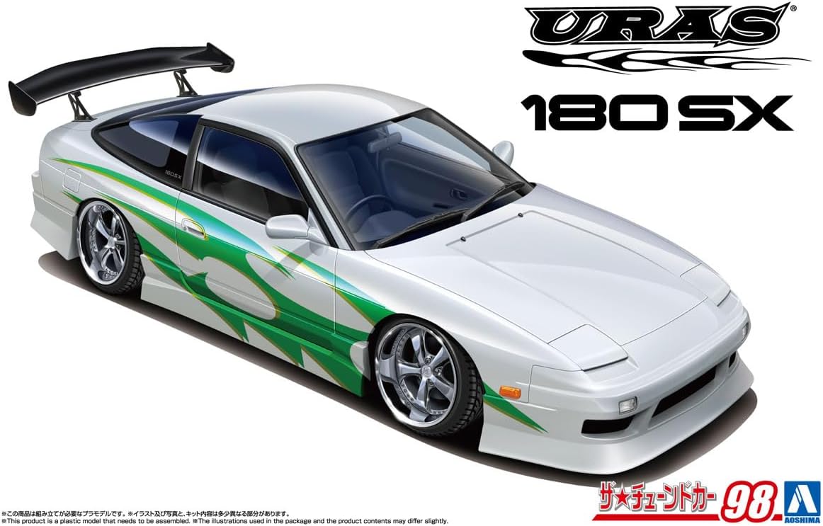 Aoshima 1/24 The Tuned Car No.98 URAS RPS13 180SX '96 Ver.2