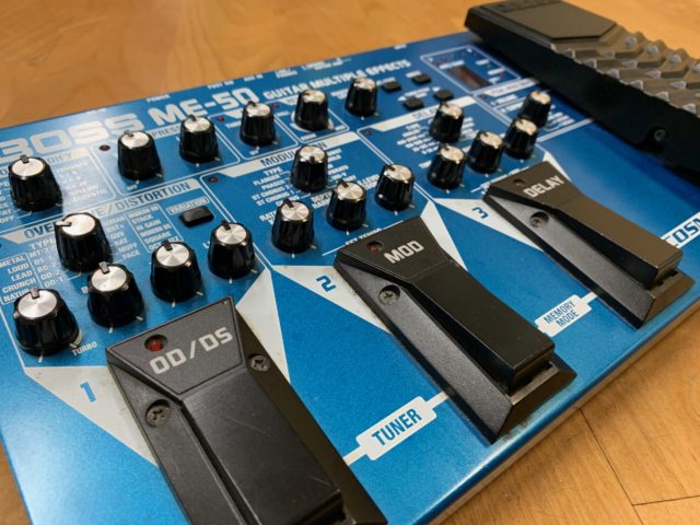 レビュー】じつは隠れた名機かも？BOSSのマルチエフェクターME-50を