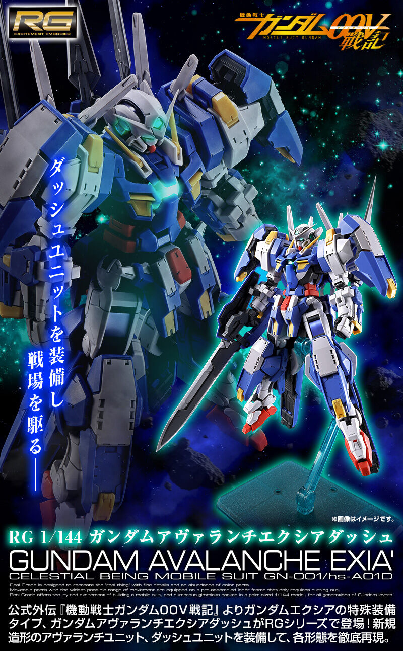 RG 1/144 ガンダムアヴァランチエクシアダッシュ｜プレミアム