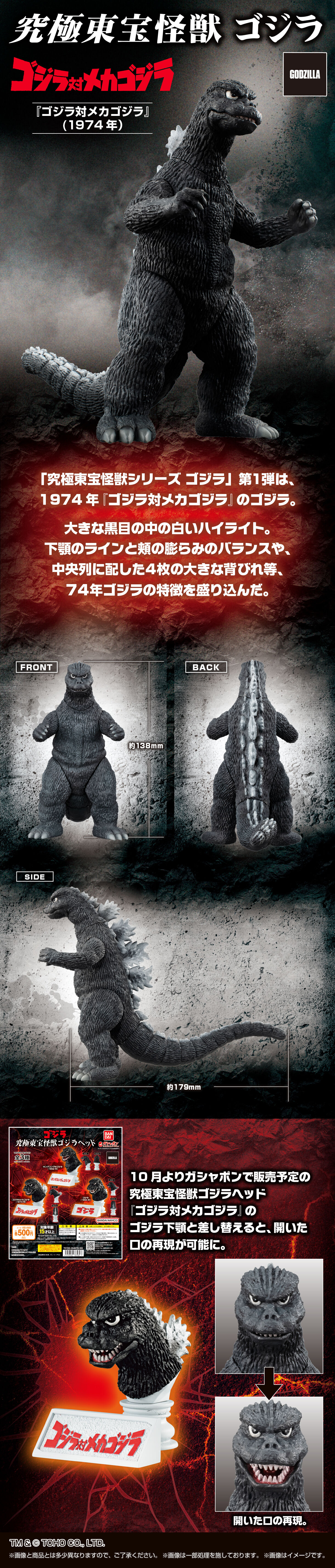 究極東宝怪獣 ゴジラ 1974 | ゴジラシリーズ フィギュア | アニメ