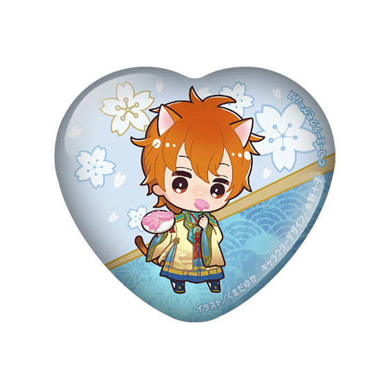 遙かなる時空の中で in ナンジャタウン2020」ハート缶バッジ