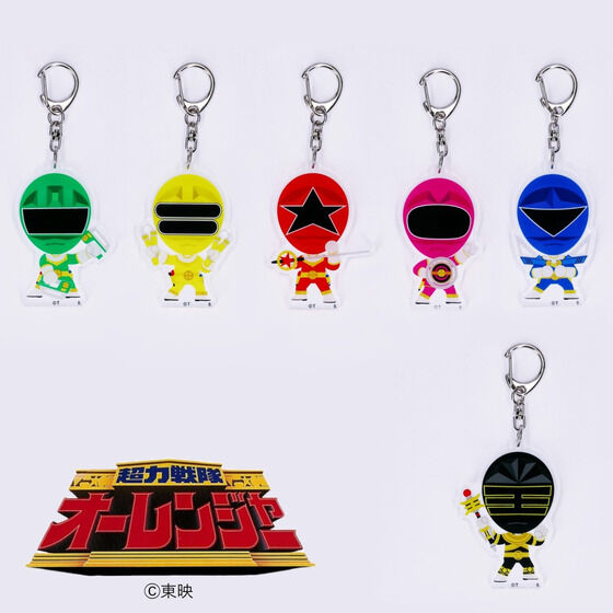 超力戦隊オーレンジャー デフォルメ アクリルチャーム 全6種