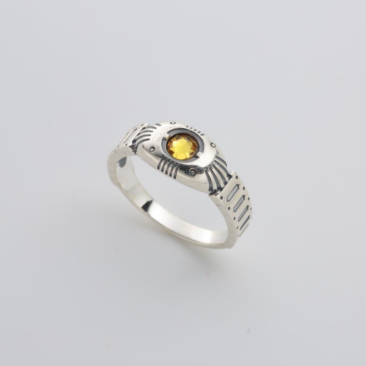 仮面ライダーオーズ／OOO アンク(グリード態) ベルト型silverリング