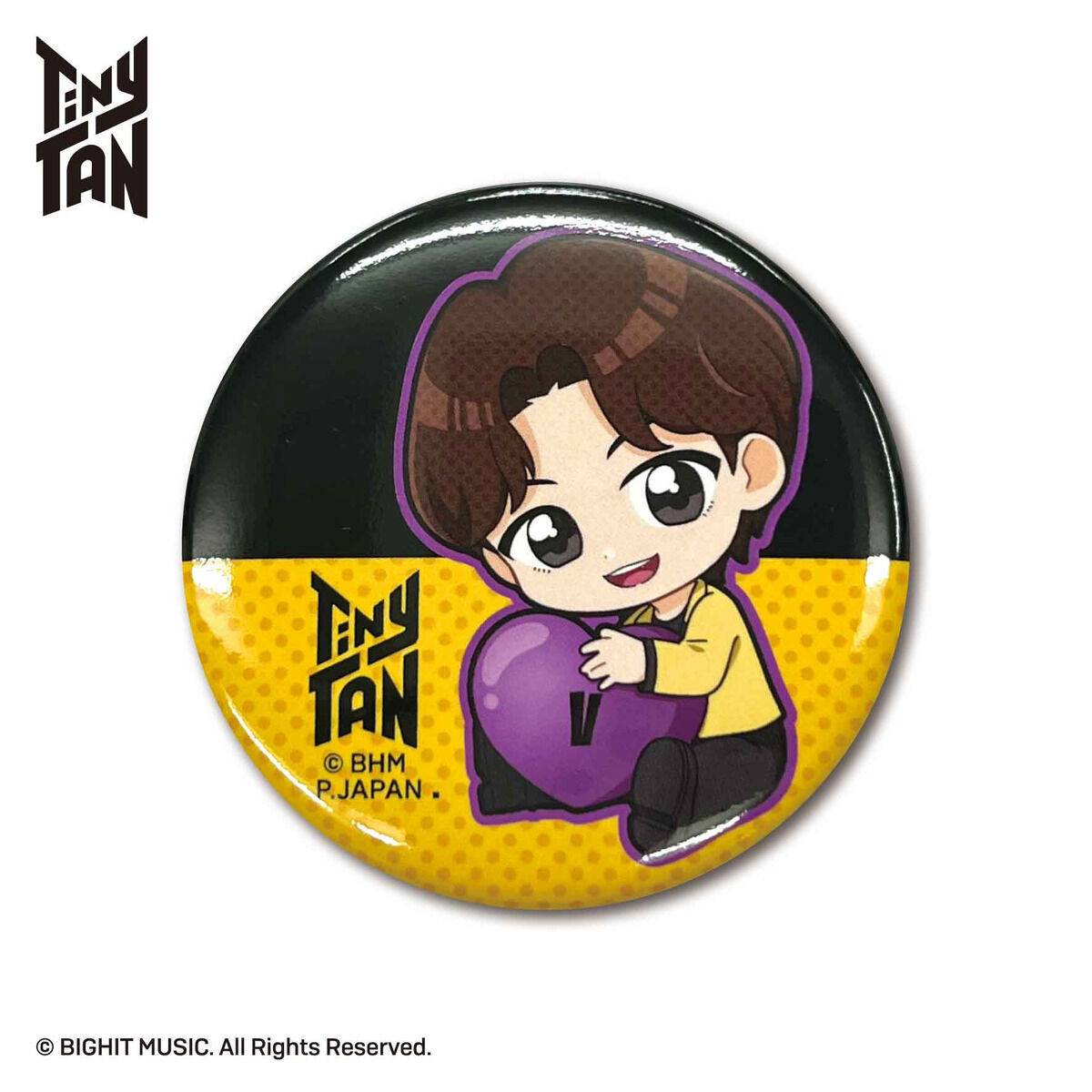 TinyTAN Butter ver. トレーディング缶バッジ ぎゅぎゅっと | TinyTAN