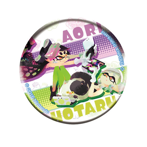 スプラトゥーン イカしたブロマイド缶バッジfeat.シオカラーズ