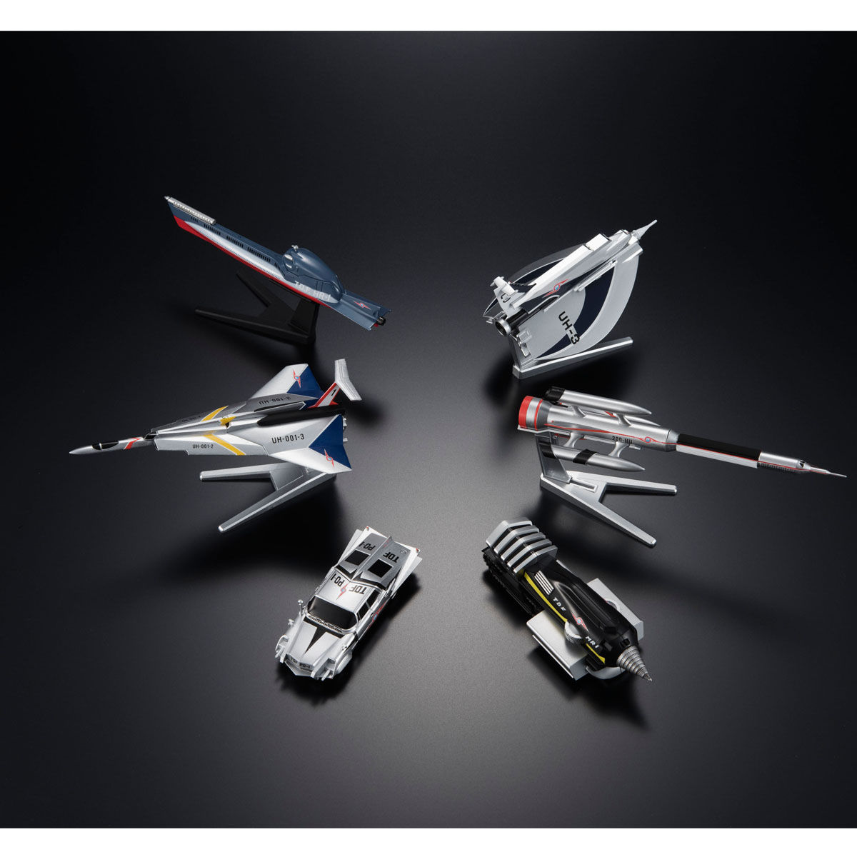 メカコレクション ウルトラマンシリーズ ウルトラ警備隊セット