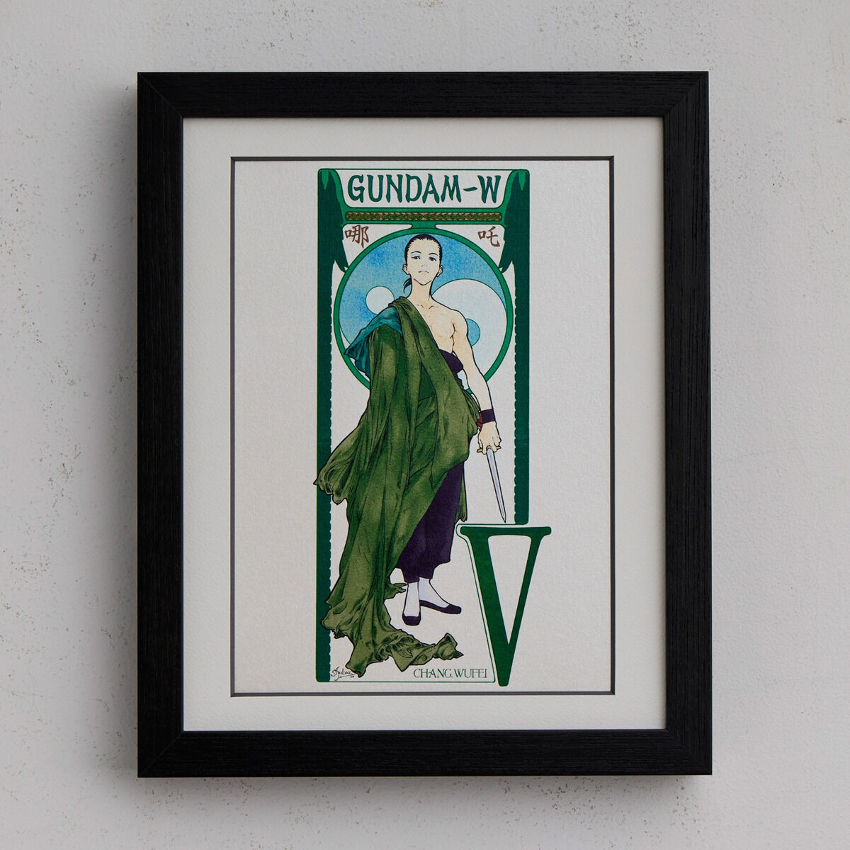 受注生産】新機動戦記ガンダムW 額装アート〈新機動戦記ガンダムW DVD