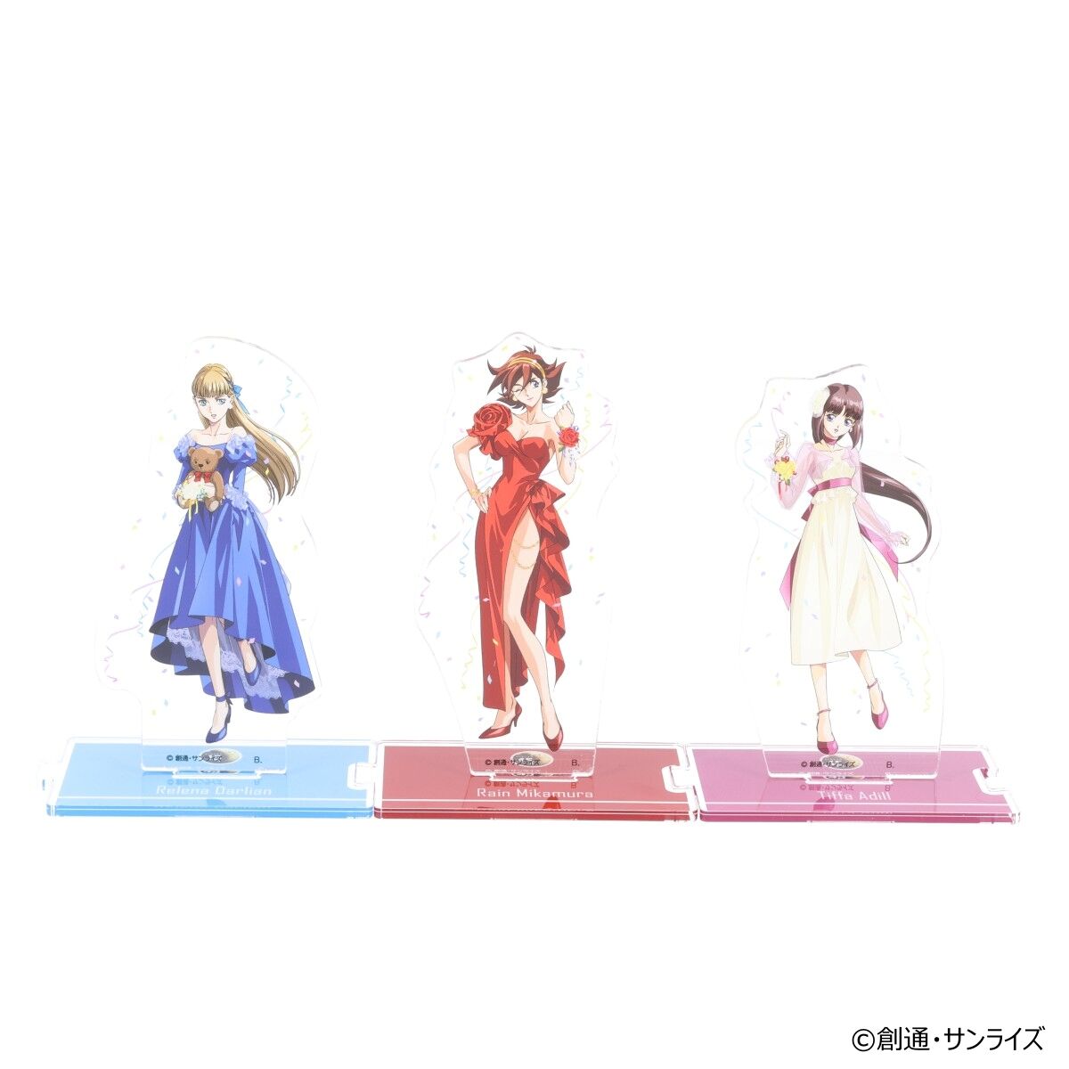 ガンダムGWX 周年イラスト つながるアクリルスタンド 第二弾（全3種