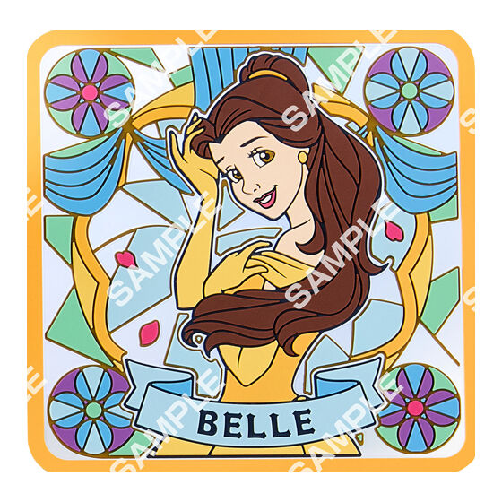 フラットガシャポン】“ディズニープリンセス” クリアラバーコースター