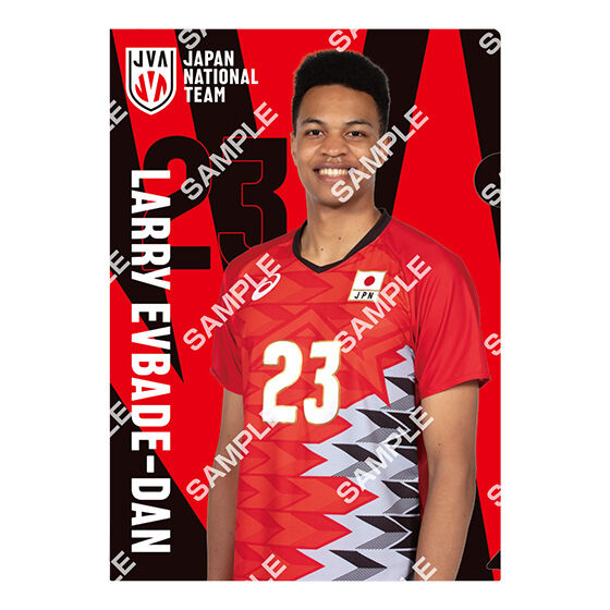 フラットガシャポン】バレーボール男子日本代表 クリアファイル