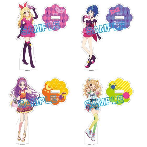 オールアイカツ！アクリルラバスタコレクション☆限定特典つきセット