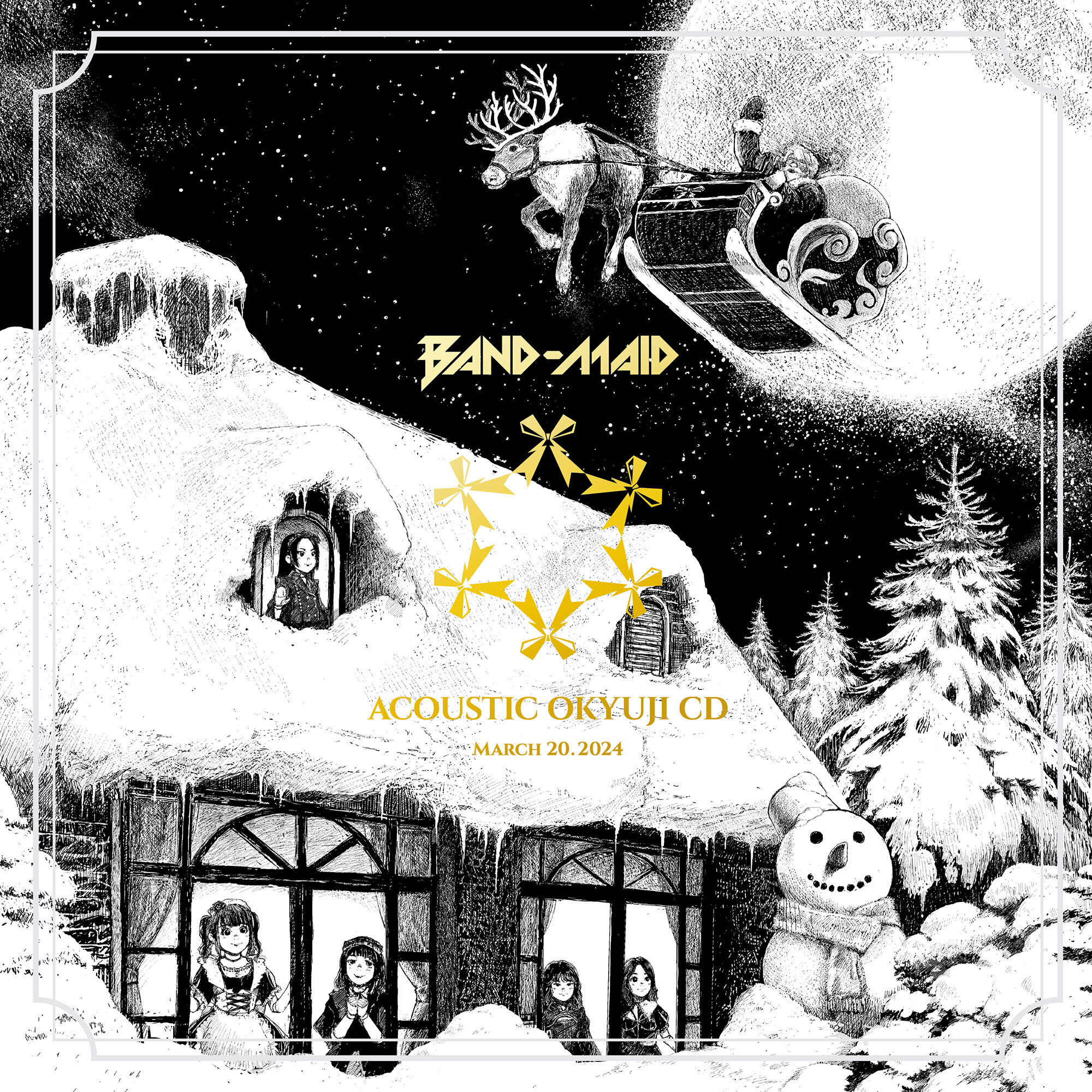 NEWS] 2024年12月25日, 「BAND-MAID ACOUSTIC OKYUJI CD (March 20