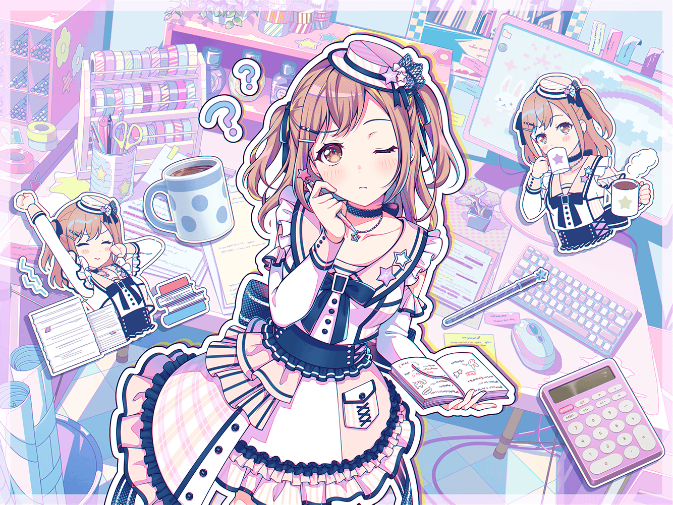 staring] 市ヶ谷 有咲 | バンドリ！ ガールズバンドパーティ！DB