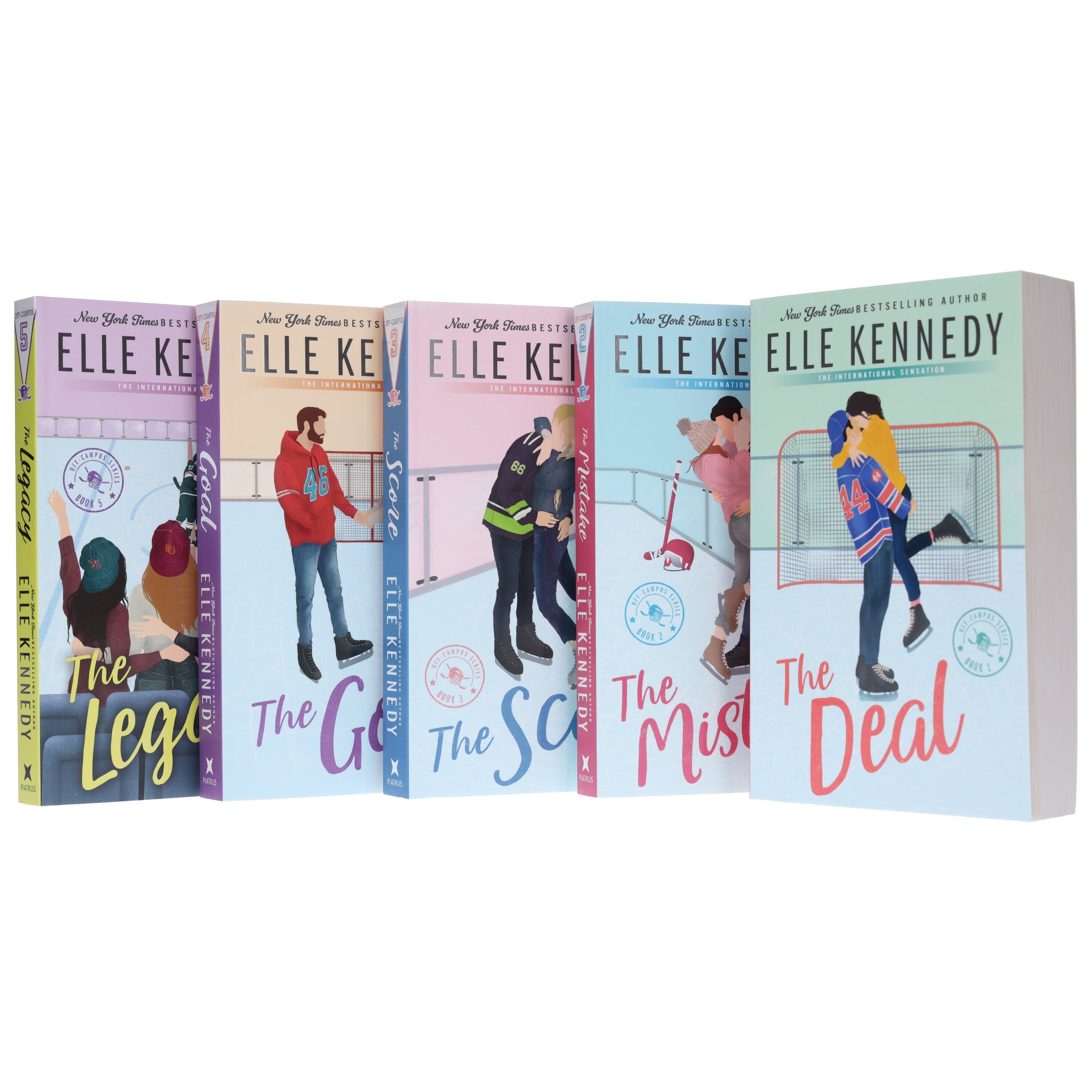Off-Campus Series By Elle Kennedy 5 Books Collection Set - Fiction