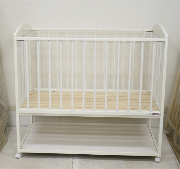 デュアルスライドベッド C型ステラ ノーブルホワイト ベビーベッド №1