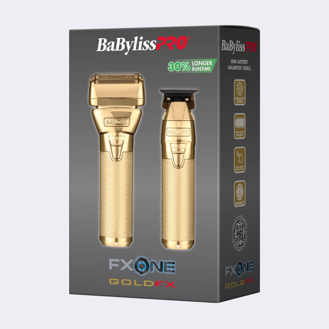 Limited Edition FXONE GOLDFX Trimmer and Shaver Prepack | BaBylissPRO