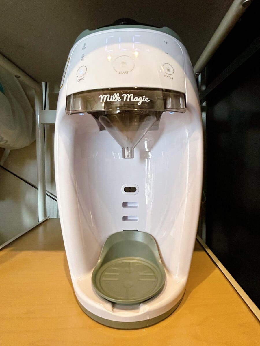 ボタンひとつでミルクを調乳！日本初の自動ミルクメーカー「milkmagic