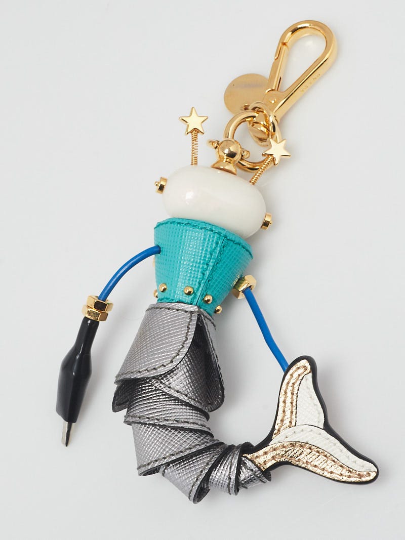 Prada Multicolor Saffiano Leather and Resin Ariel The Mermaid