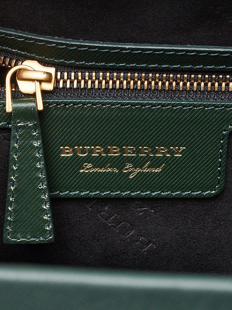 Burberry Dark Forest Green Leather/Alligator Trim DK88 Doctors