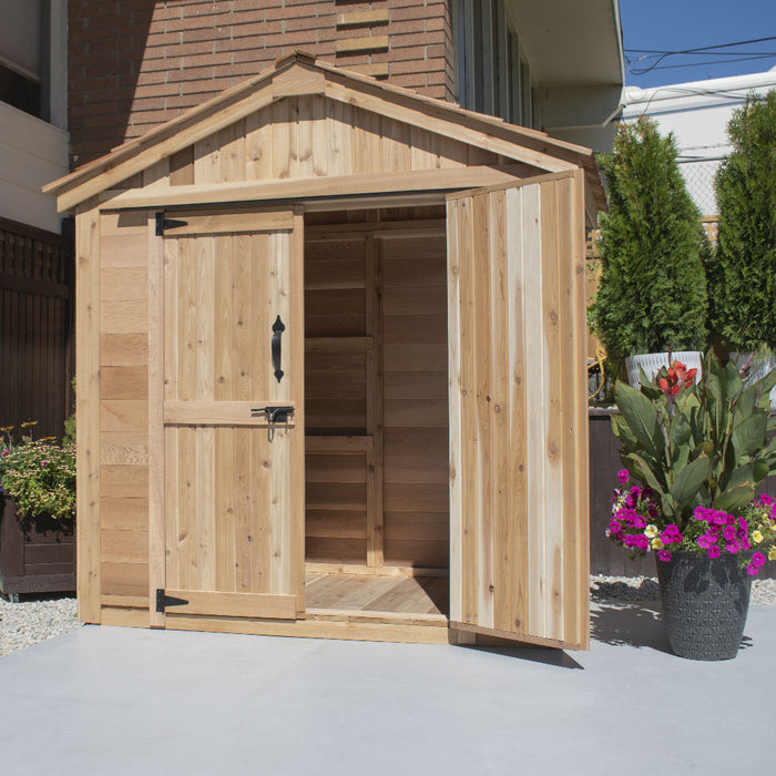 SpaceMaster 6x4 Cedar Shed: Premium Outdoor Storage Solution