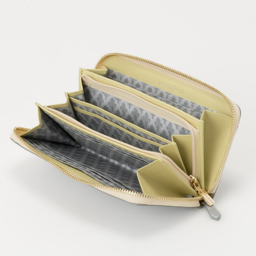 PATRICK COX カラーサンダル ラウンドファスナー長財布 商品｜THE BAGMANIA