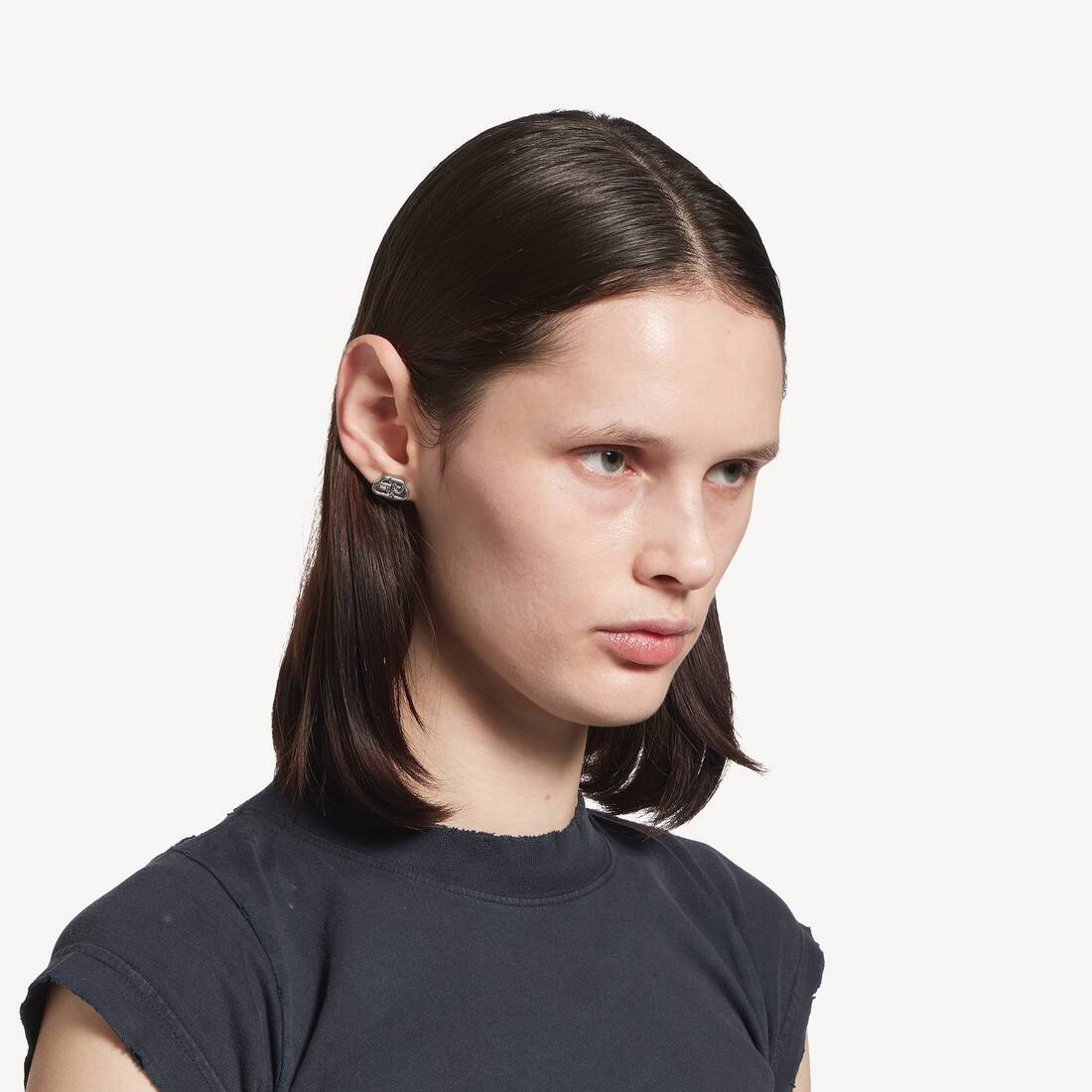 Bb Xs Stud ピアス で シルバー | Balenciaga JP (バレンシアガ）