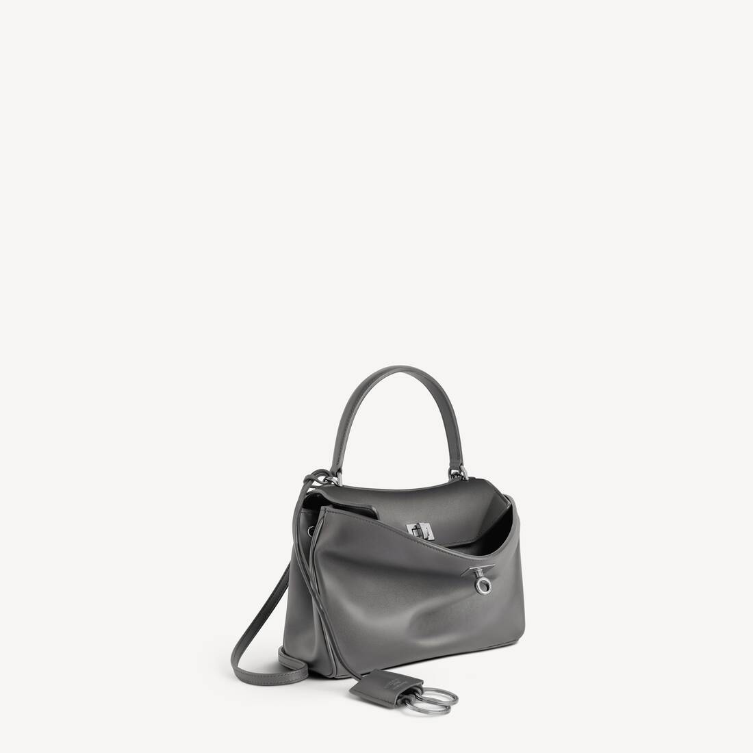 グレー＆シルバー の ウィメンズ Rodeo ハンドバッグ ミニ