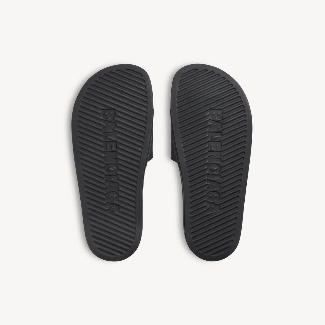 Women's Pool Slide Sandal in Black/white | Balenciaga US